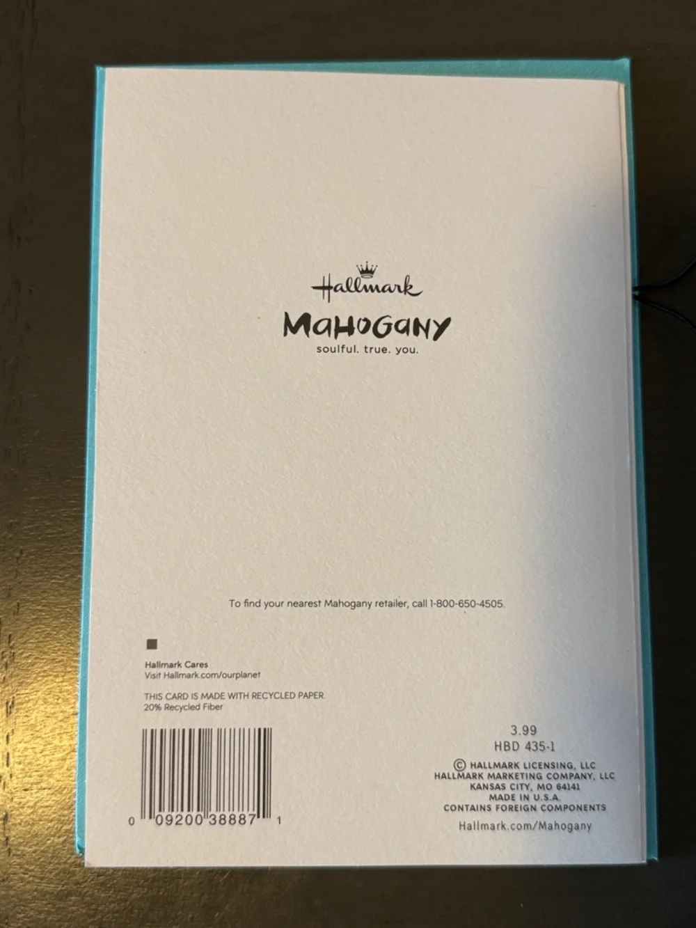 Hallmark brand new